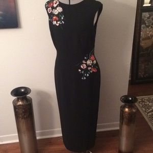 Hand-embroidered Sleeveless Dress